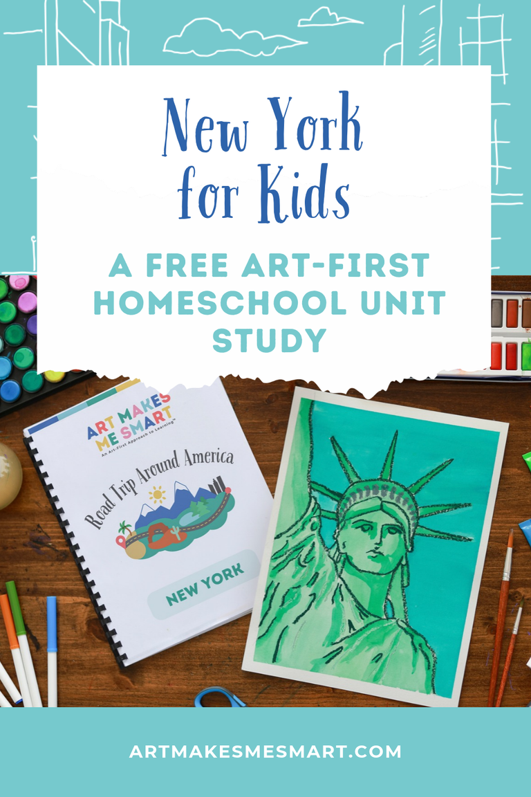 New York for Kids: A Free Art-First Homeschool Unit Study